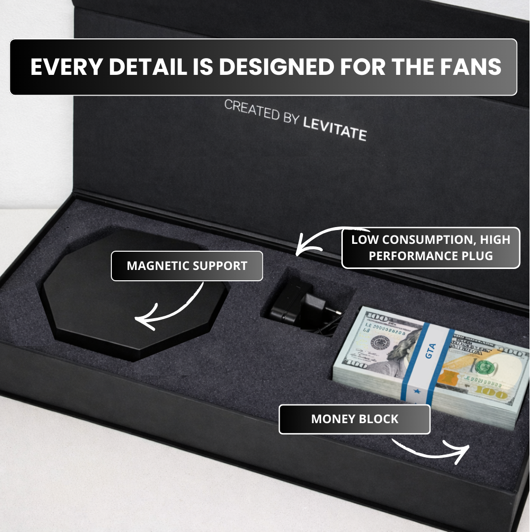 Floating Money Banknote Lamp