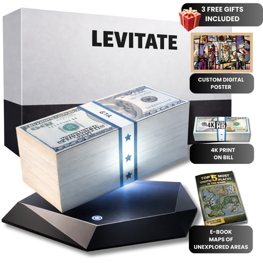 Floating Money Banknote Lamp